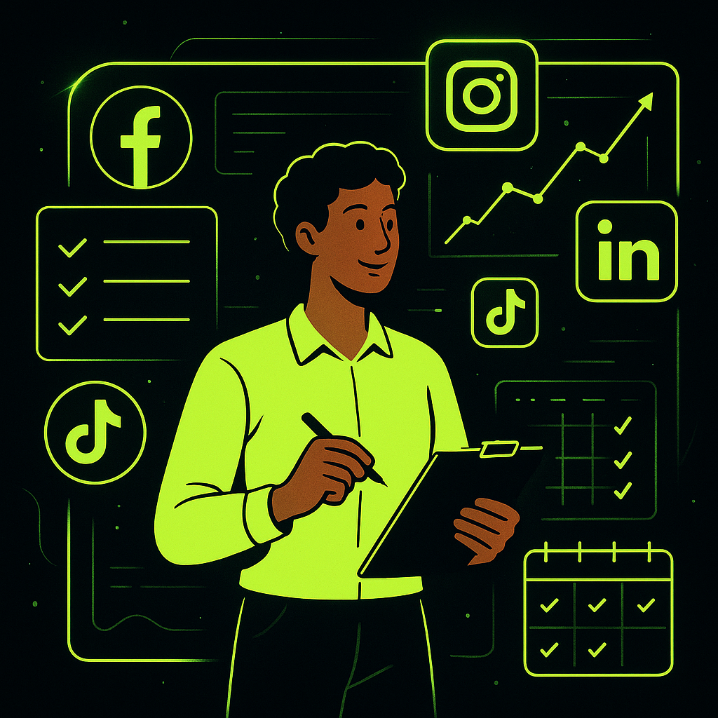 how to create a social media marketing strategy